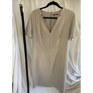 Structured sheath style dress.